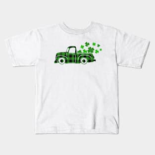 St Patrick's Day Truck Kids T-Shirt